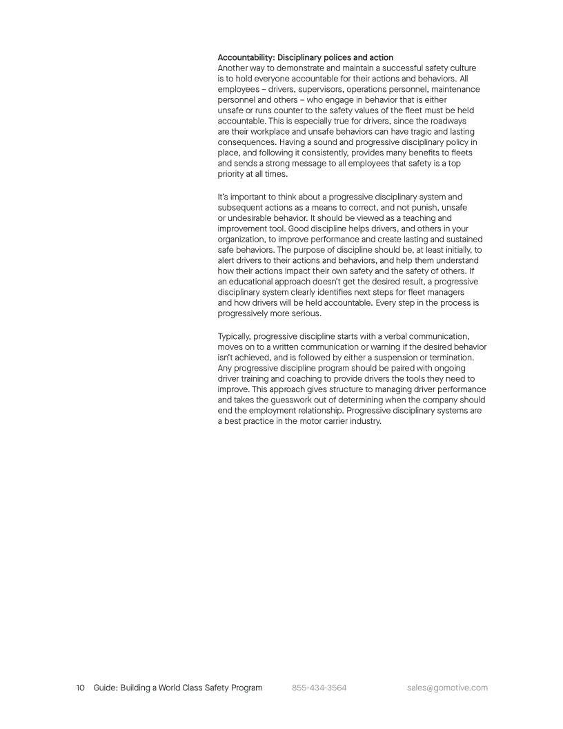 World Class Safety Program Guide