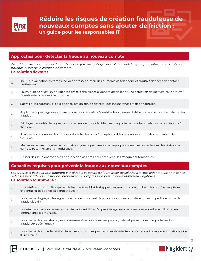 Réduire les risques de création frauduleuse de nouveaux comptes sans ajouter de friction : un guide pour les responsables IT