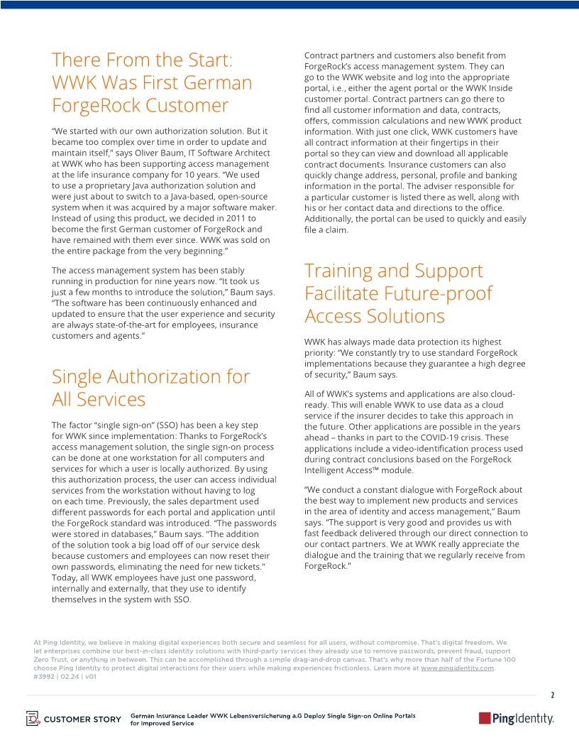 WWK Customer Success Story