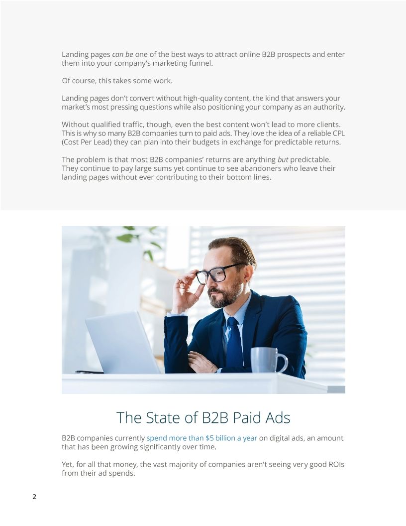 Keeping Abandoners From Leaving Your B2B Landing Page