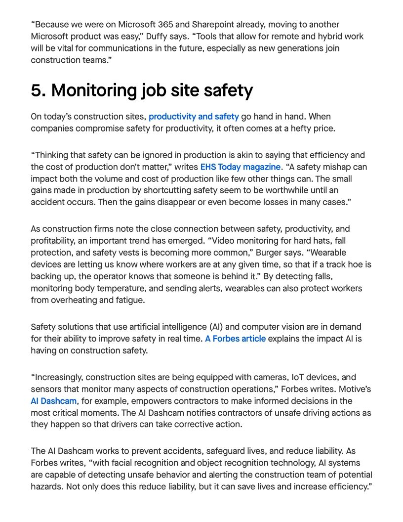 7 Top Trends for Construction Professionals