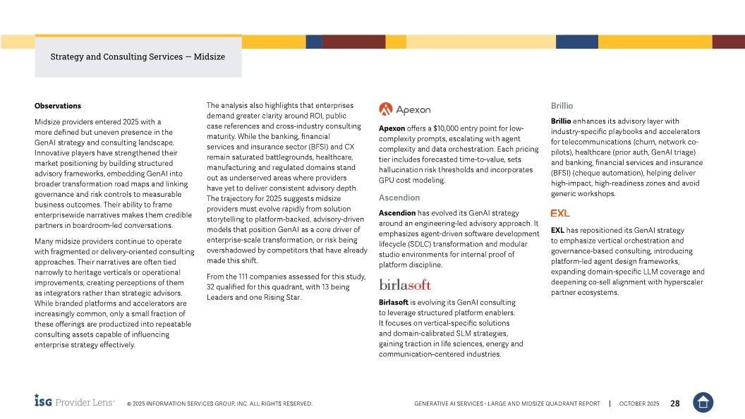 Persistent Systems Named a Leader in 2025 ISG Provider Lens&reg; Generative AI Services