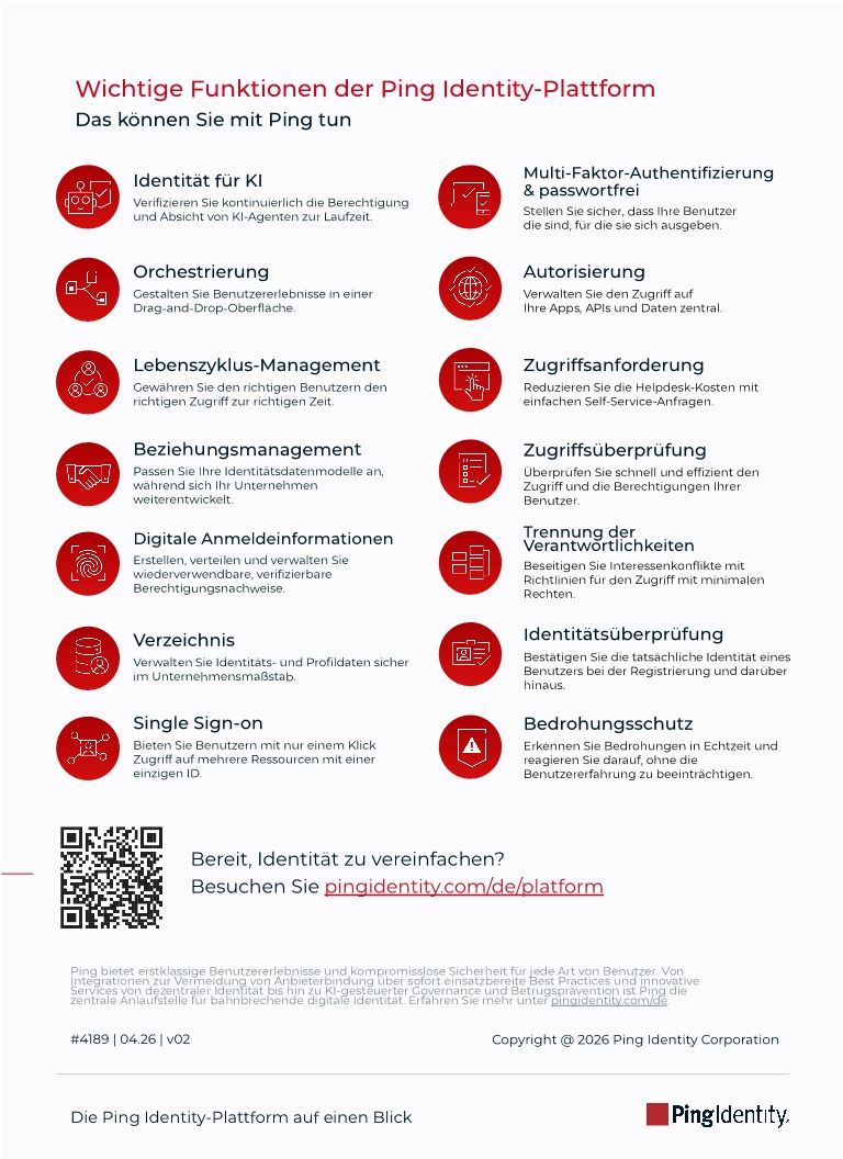 Die Ping Identity-Plattform auf einen Blick f&uuml;r staatliche und kommunale Beh&ouml;rden