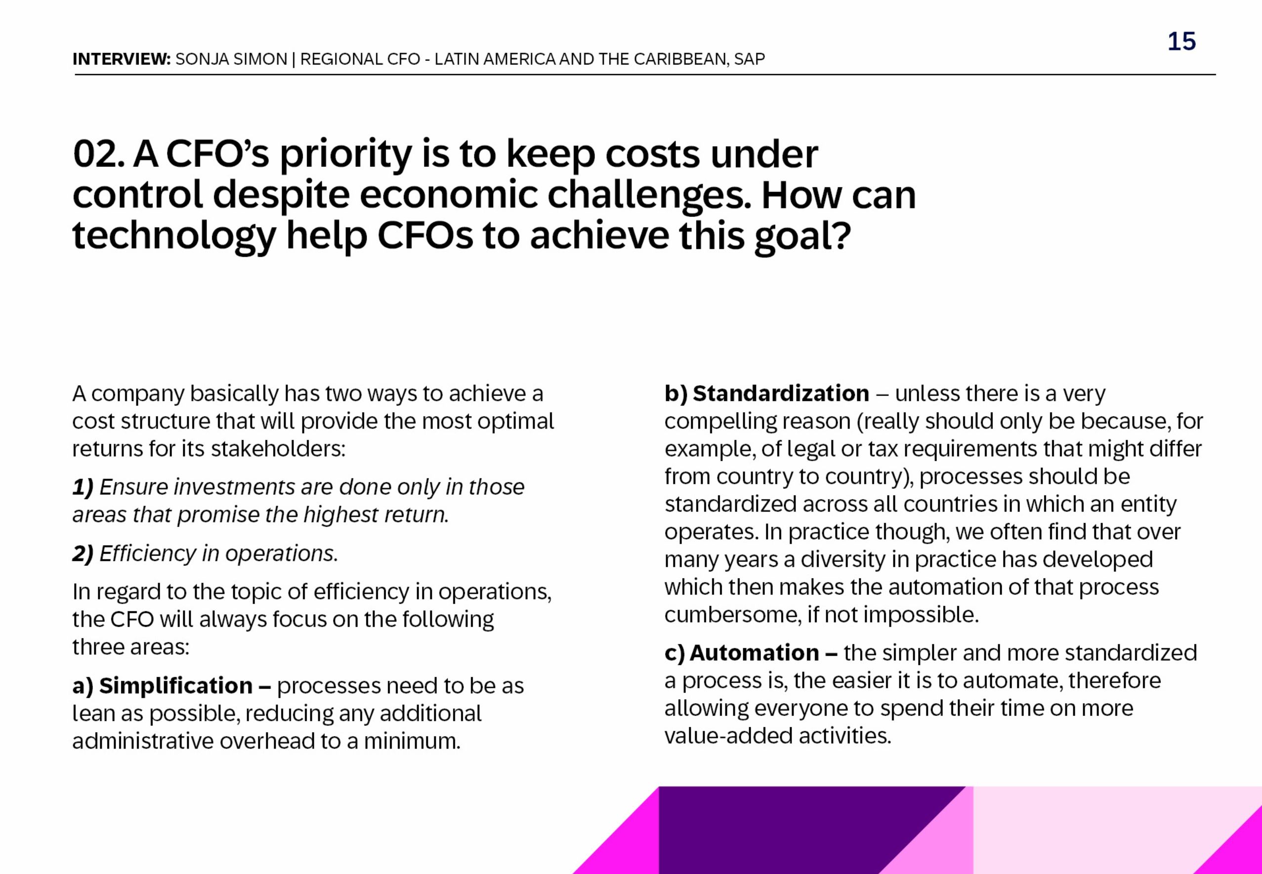 CFO Perspectives: Unlocking Insights Through Conversation