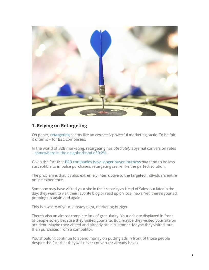 5 Mistakes B2B Marketers Make