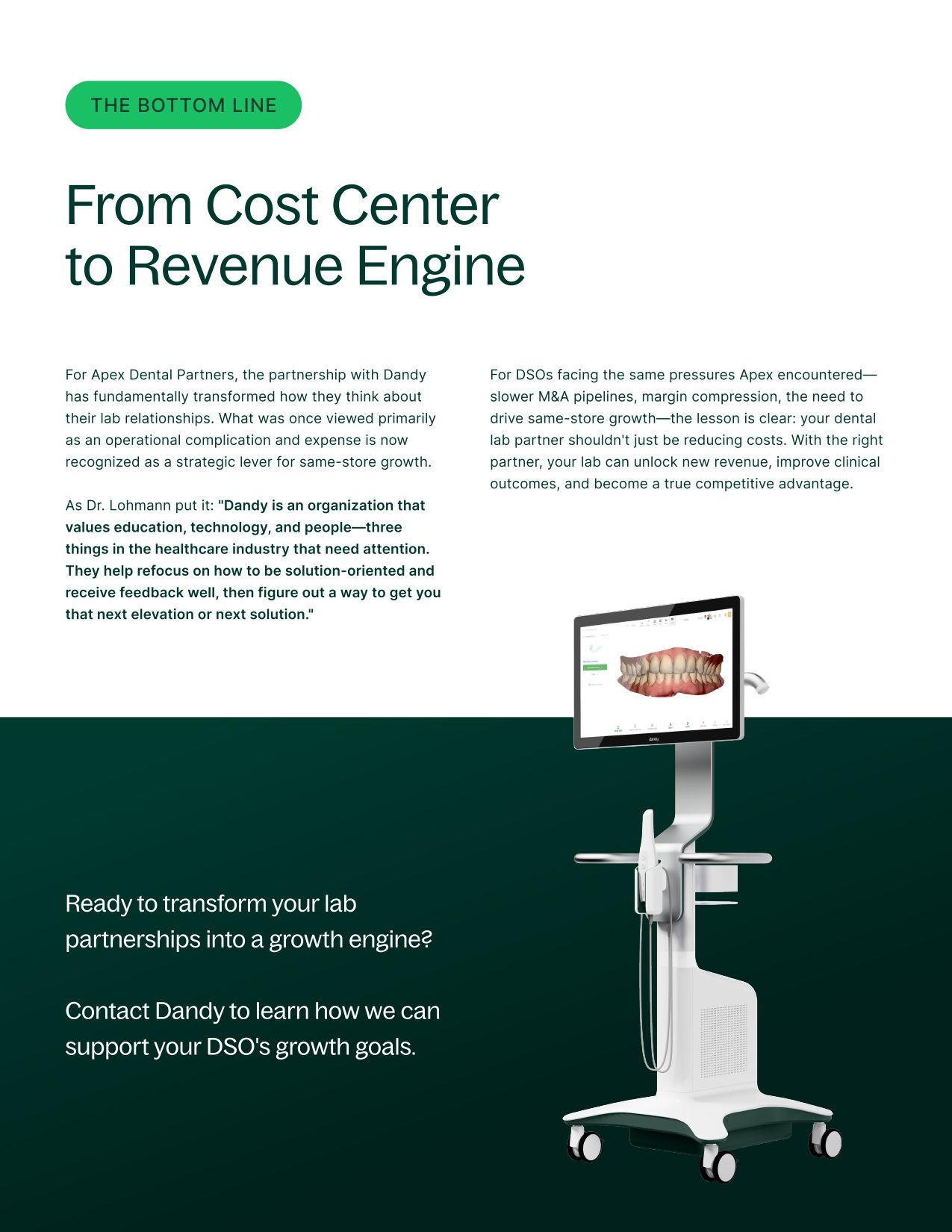 How Apex Dental Partners Transformed Lab Consolidation Into Revenue Growth
