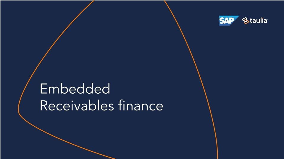 Your path to embedded receivables finance