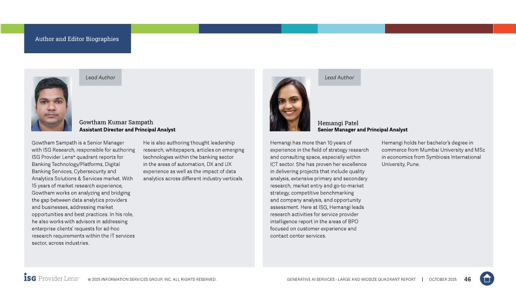 Persistent Systems Named a Leader in 2025 ISG Provider Lens&reg; Generative AI Services