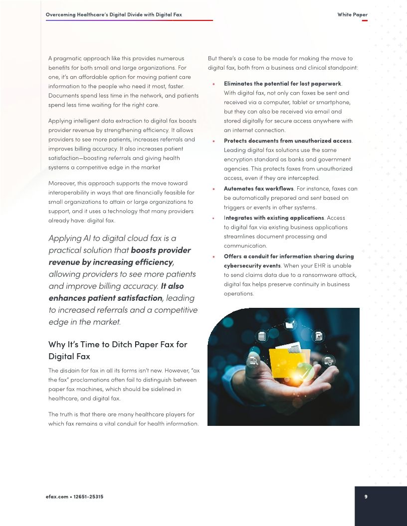 Overcoming Healthcare’s Digital Divide with Digital Fax