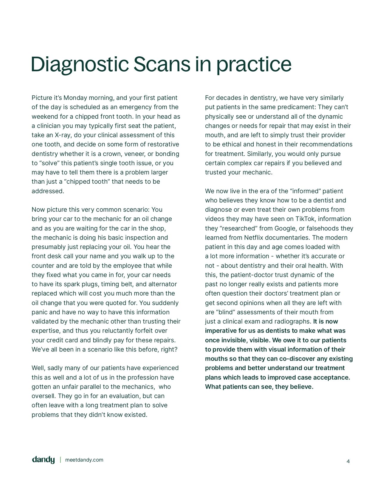 The ultimate guide to Diagnostic Scans