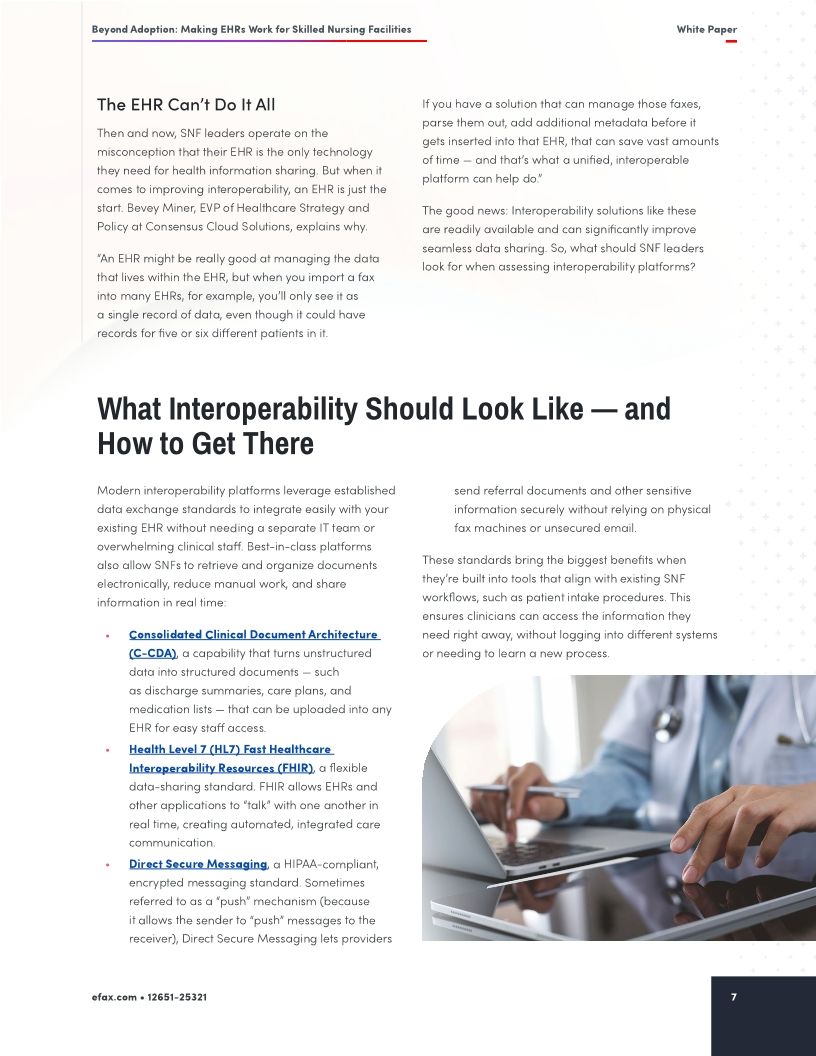 Beyond Adoption: Making EHRs Work for Skilled Nursing Facilities