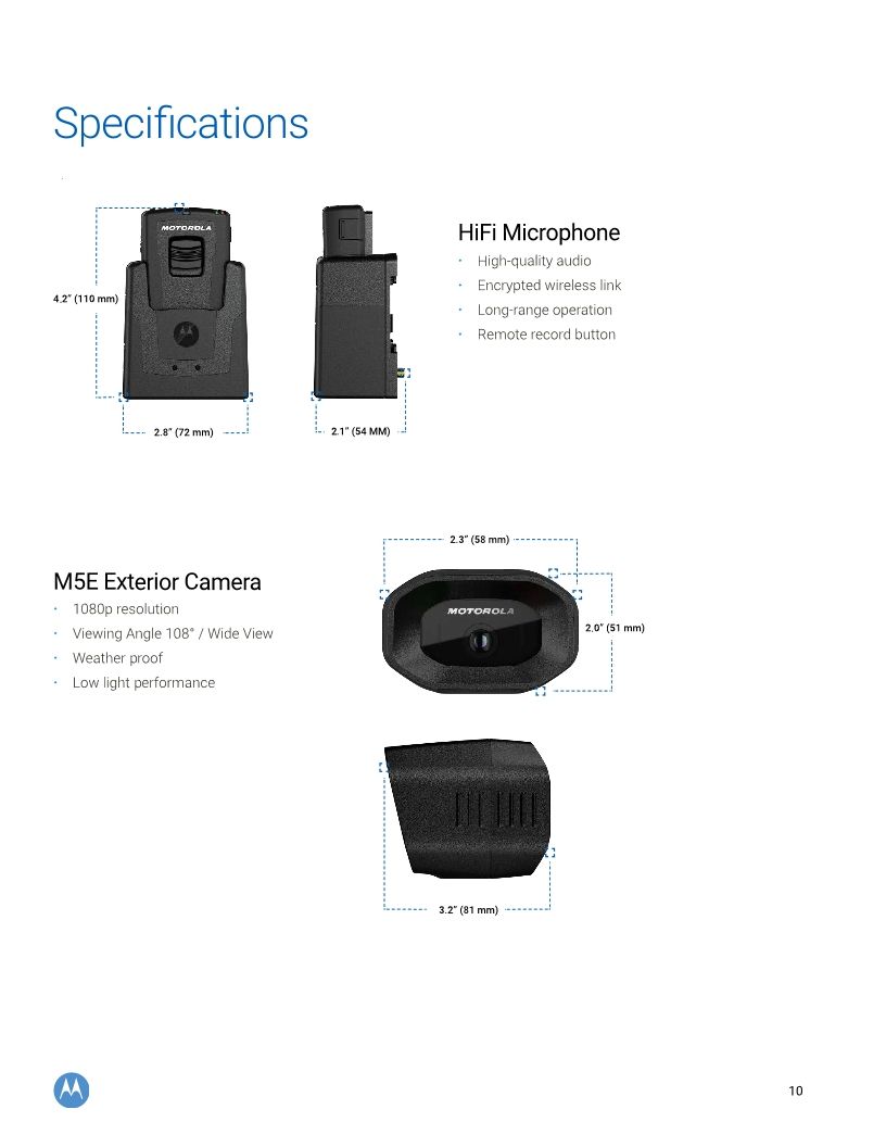 M500 In-Car Video Brochure