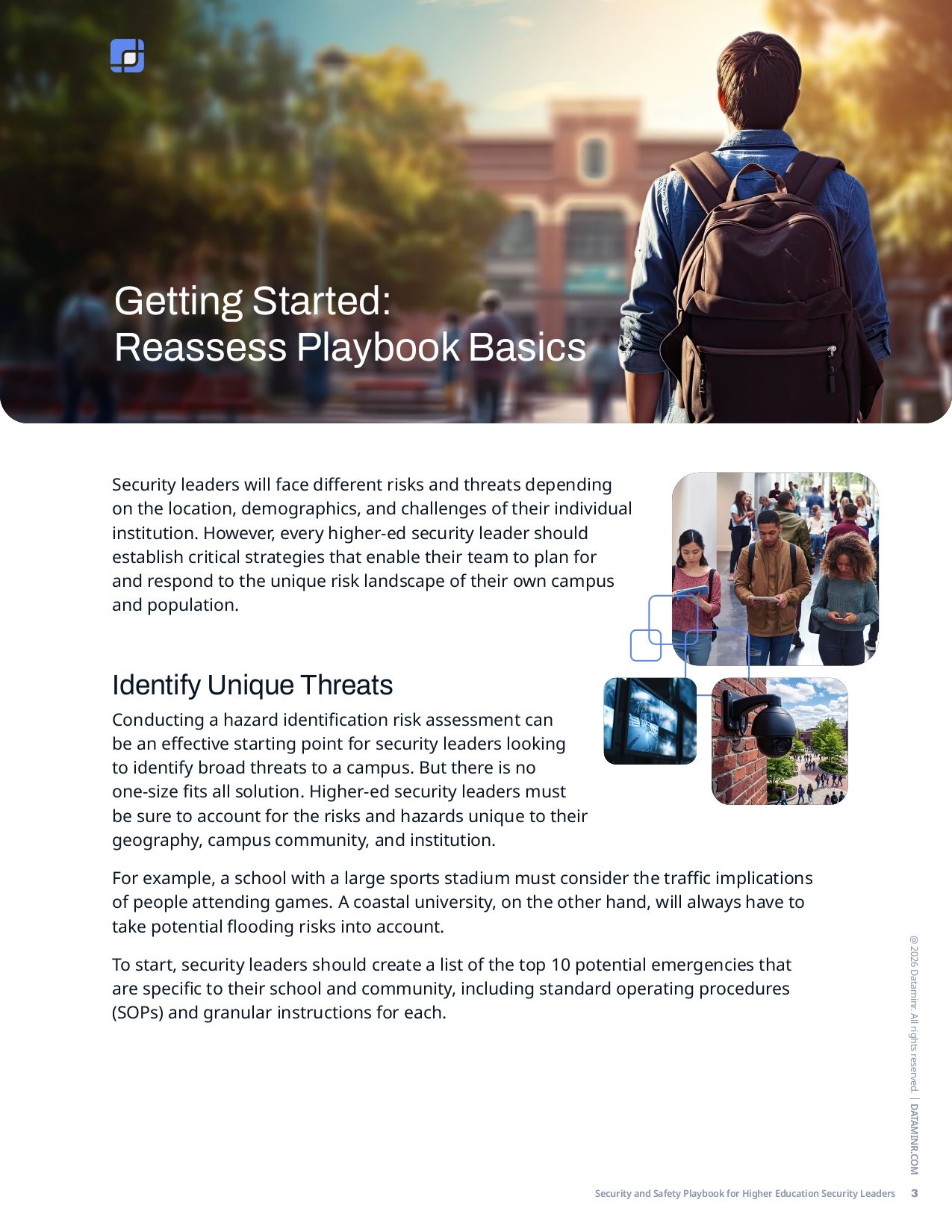 Security and Safety Playbook for Higher Education Security Leaders