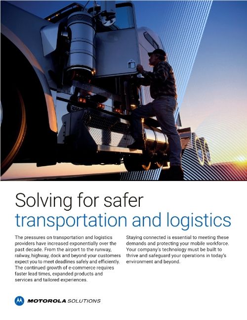 Solving for safer transportation and logistics solution brief