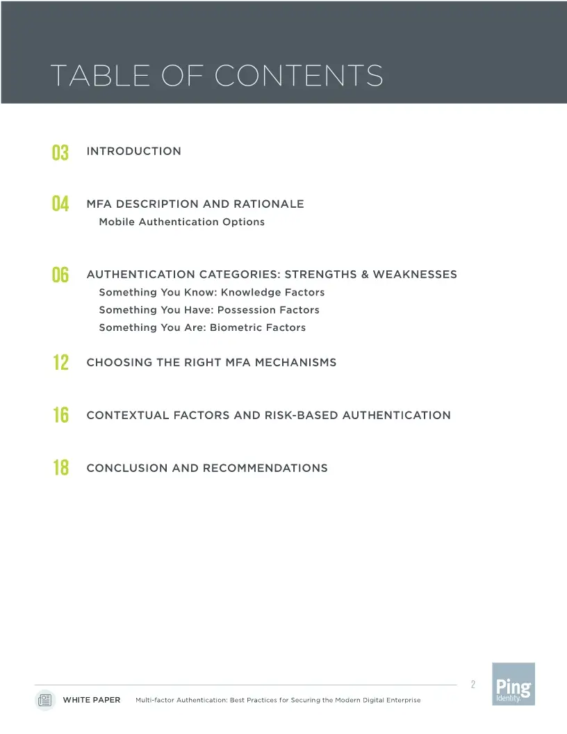 Multi-factor Authentication: Best Practices for Securing the Modern Digital Enterprise