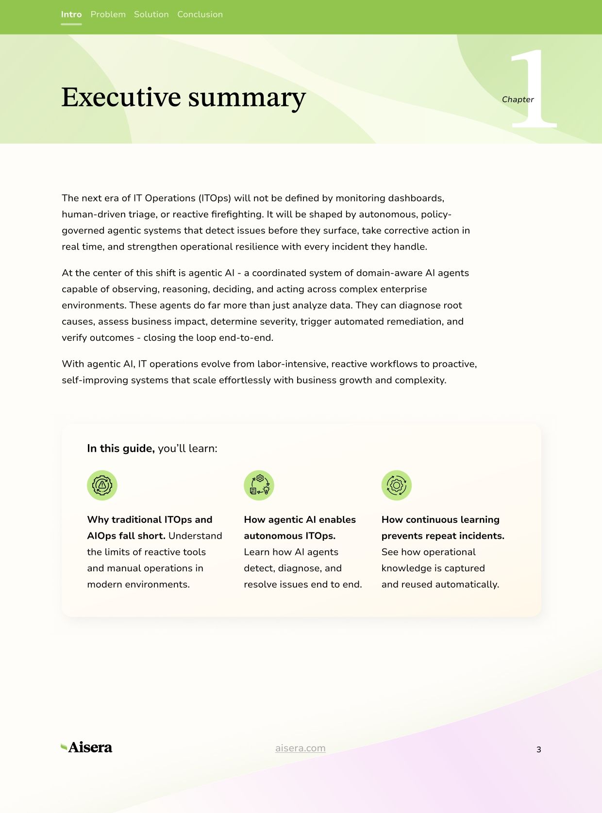 Agentic IT Operations: Beyond AIOps