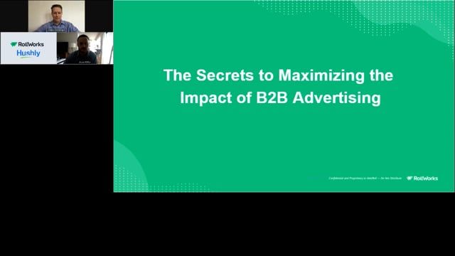 Webinar: RollWorks & Hushly - Performance Results of Joint Customer Data is shared for Engagement & Conversions