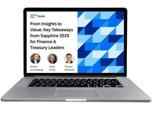 From Insights to Value: Key Takeaways from Sapphire 2025 for Finance & Treasury Leaders