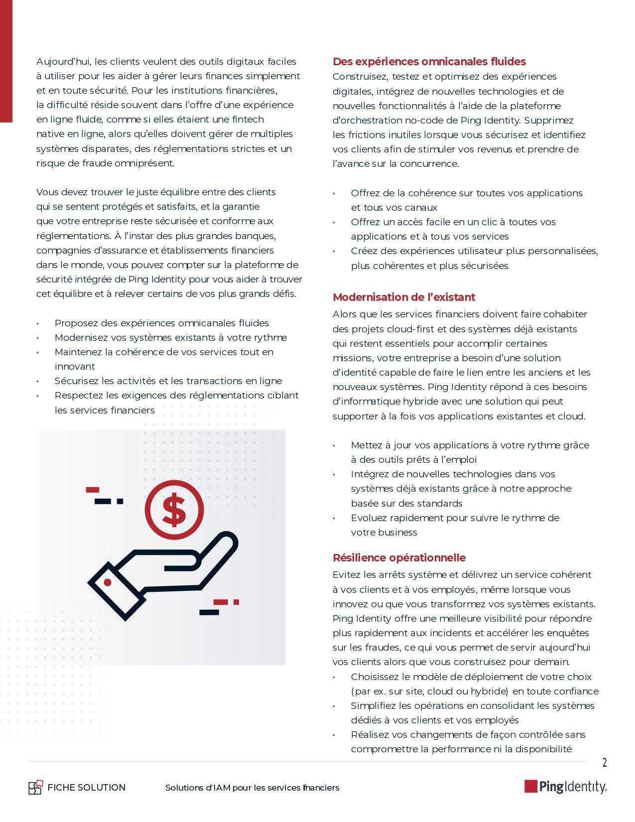 Solutions d&rsquo;IAM pour les services financiers