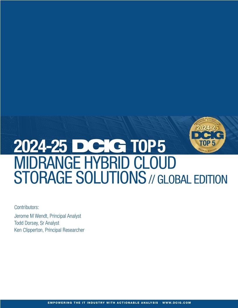 DCIG Top 5 Midrange Hybrid Cloud Storage Solutions - Global Edition