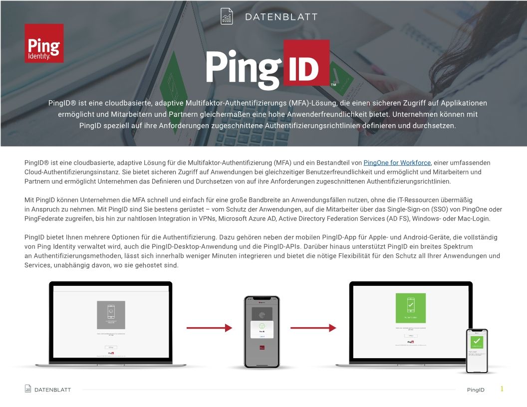 PingID-Datenblatt
