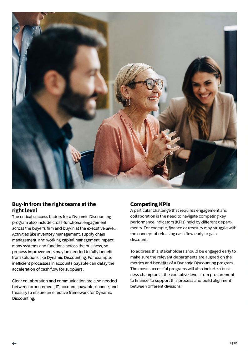 Dynamic Discounting: the key to early payments