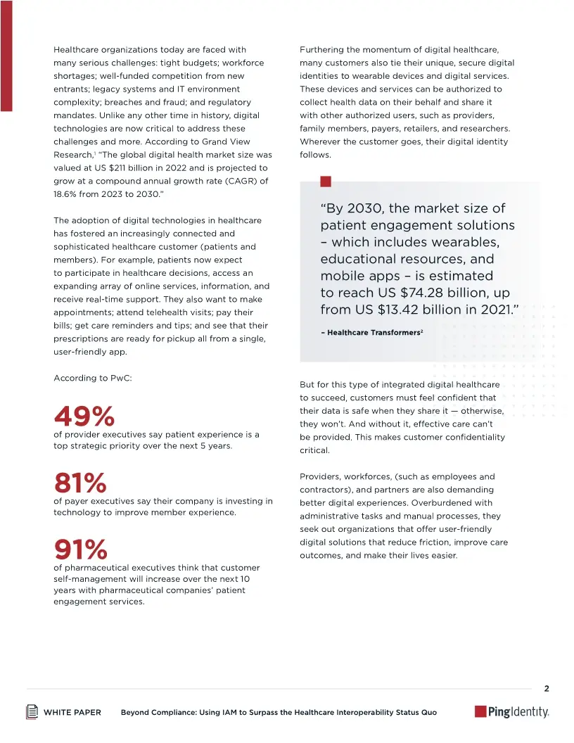 Beyond Compliance: Using IAM to Surpass the Healthcare Interoperability Status Quo