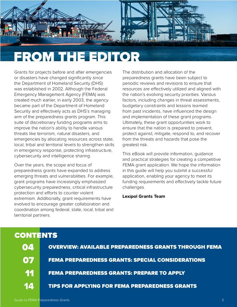 FY25 FEMA Preparedness Grant Guide