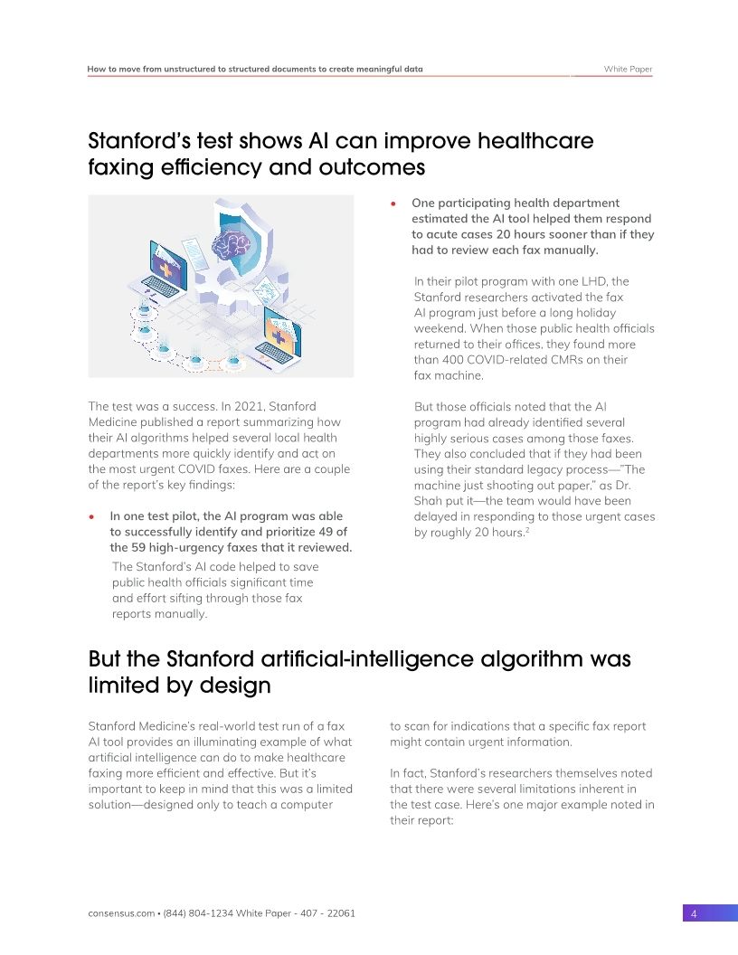 How to Move from Unstructured to Structured Documents to Create Meaningful Data