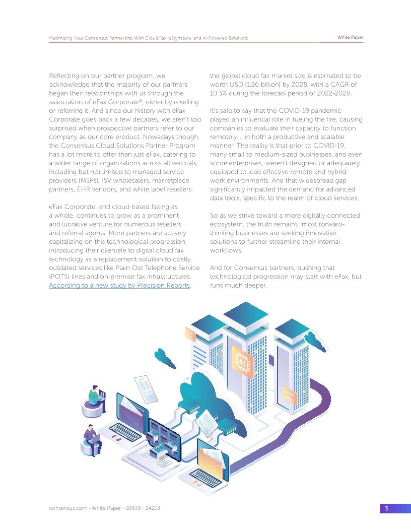 Maximizing Your Consensus Partnership With Cloud Fax, eSignature, and AI-Powered Solutions