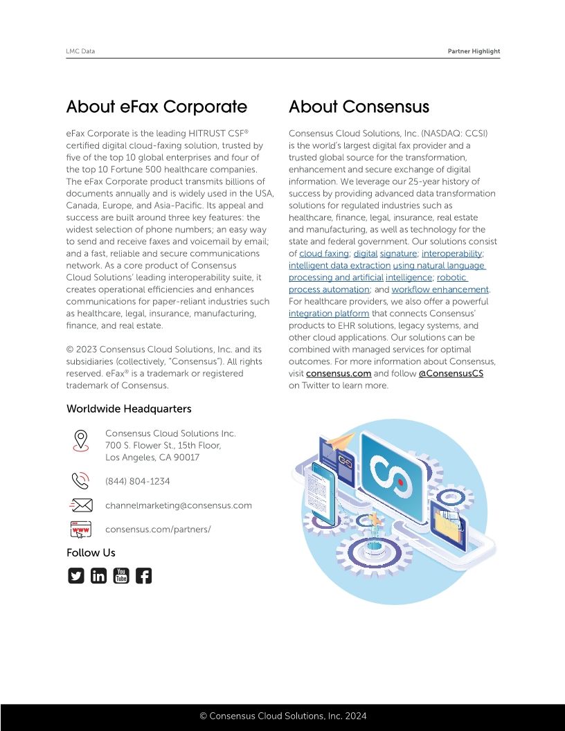 Partner Highlight: LMC Data & eFax Corporate®