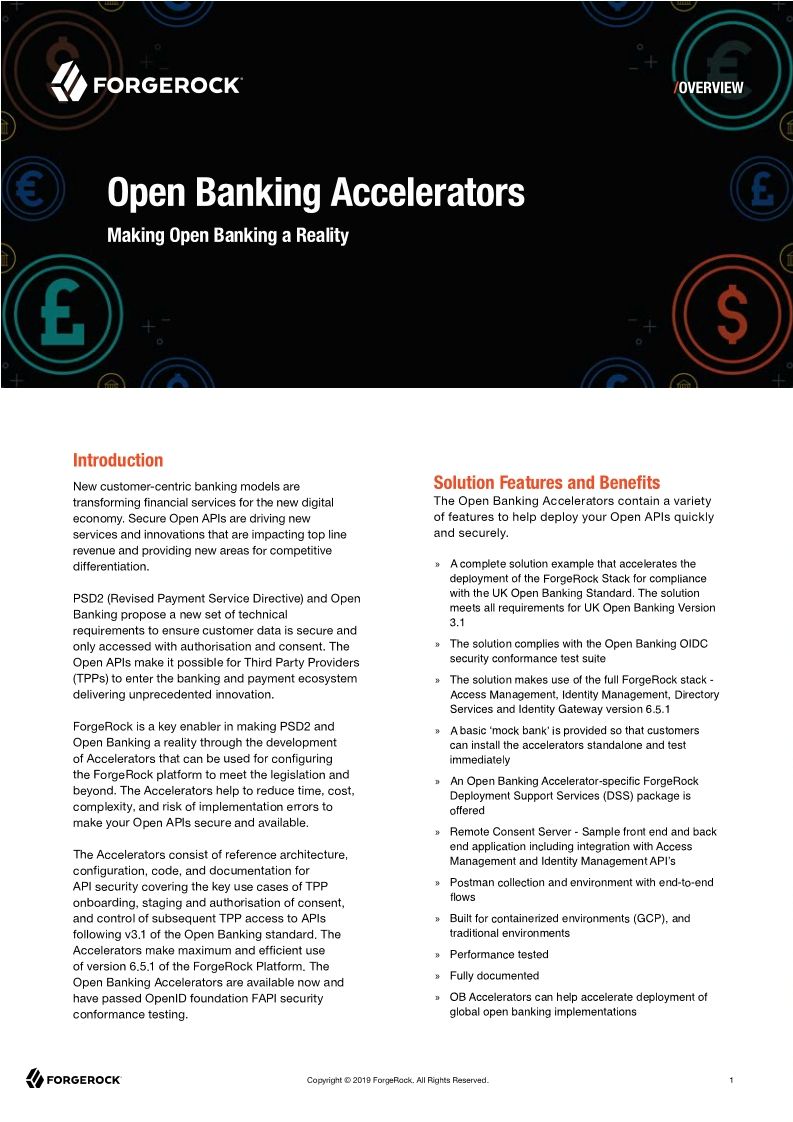 Open Banking Accelerators