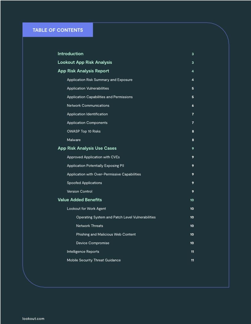 Automated Mobile App Vetting with Lookout