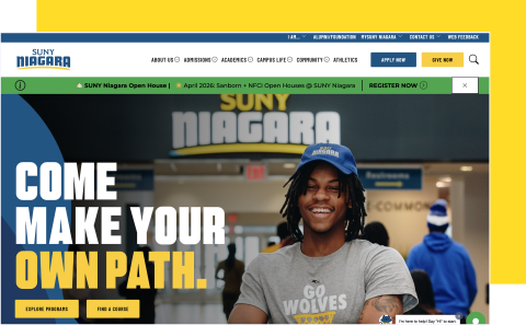 How SUNY Niagara Turned Its Website Into a $2M Revenue Driver