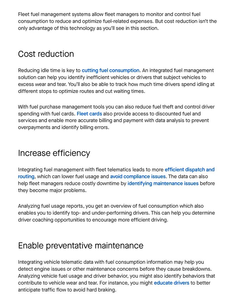Reduce Costs with a Fleet Management System