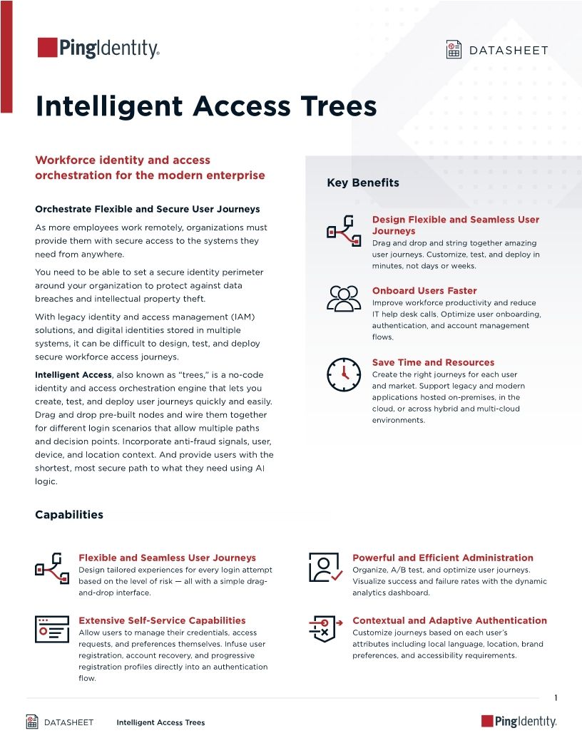 ForgeRock Intelligent Access Trees