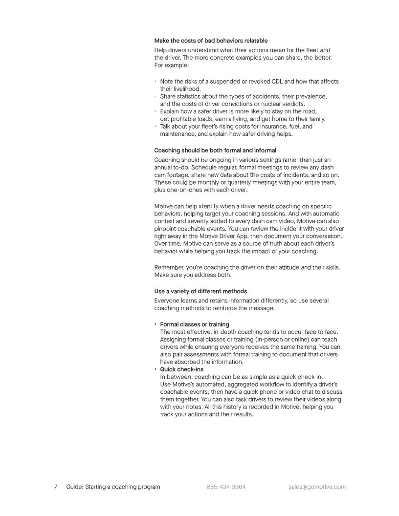 Coaching Safety Program