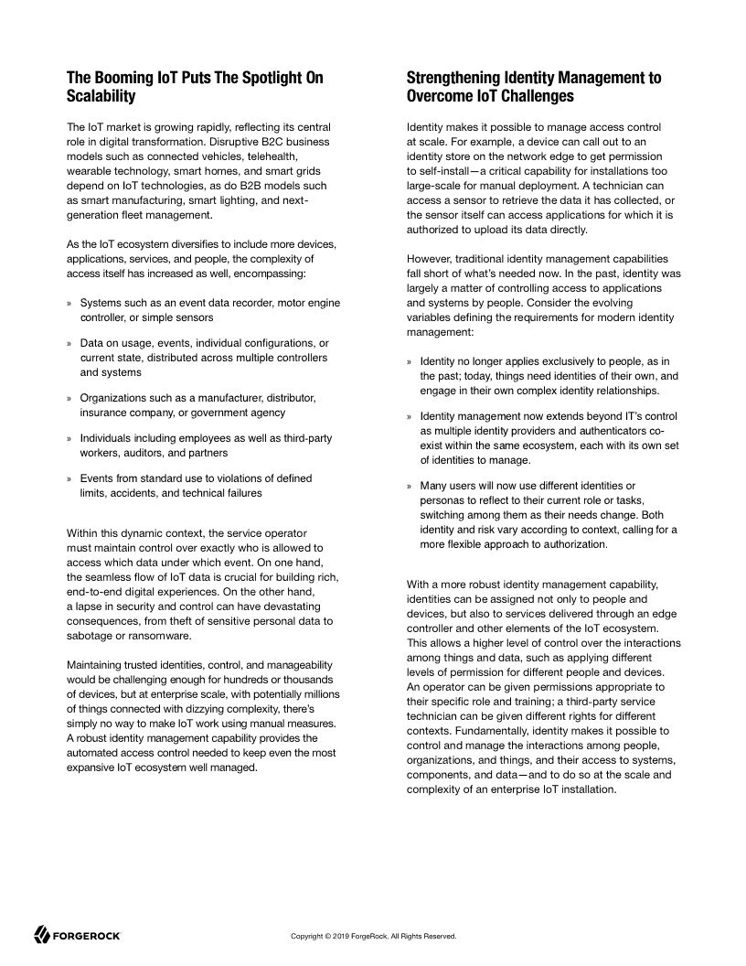 IoT Identity Management: Build Better Connected Products and Services Into Your Ecosystem