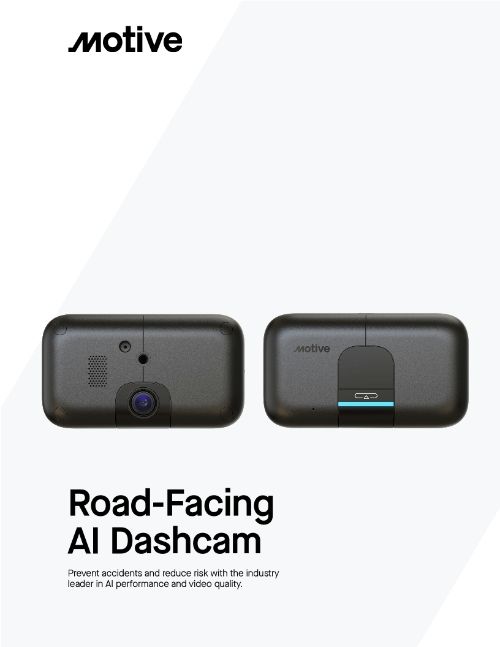 Spec Sheet Road-Facing AI Dashcam