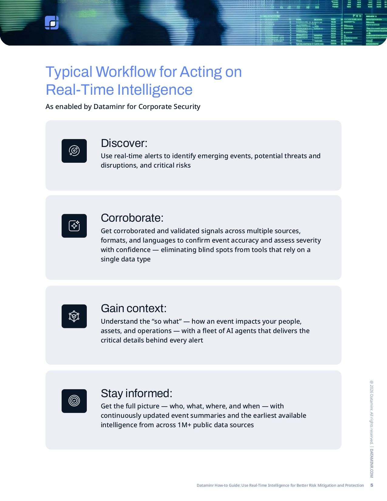 Use Real-Time Intelligence for Better Risk Mitigation and Protection