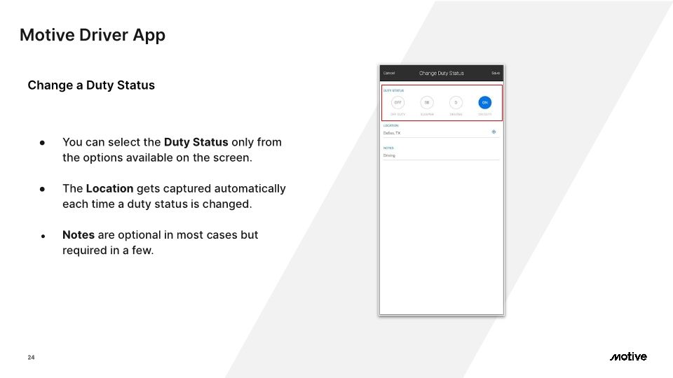Motive Driver App - Cx Onboarding
