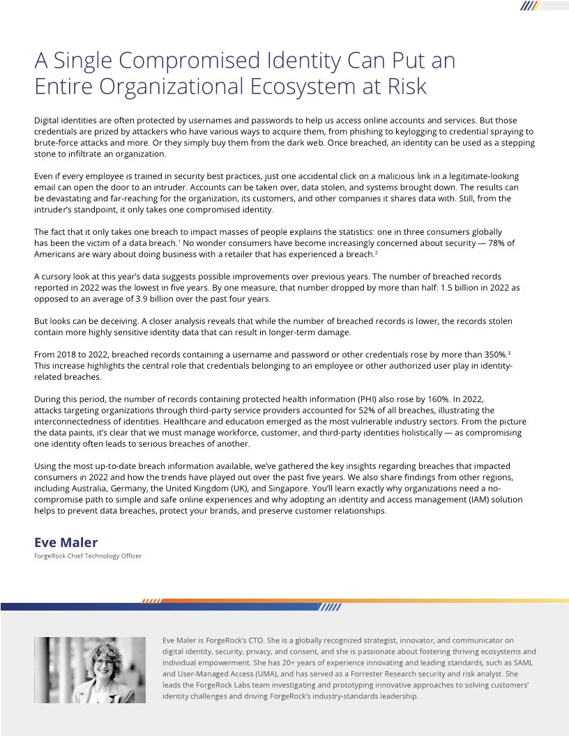 2023 ForgeRock Identity Breach Report