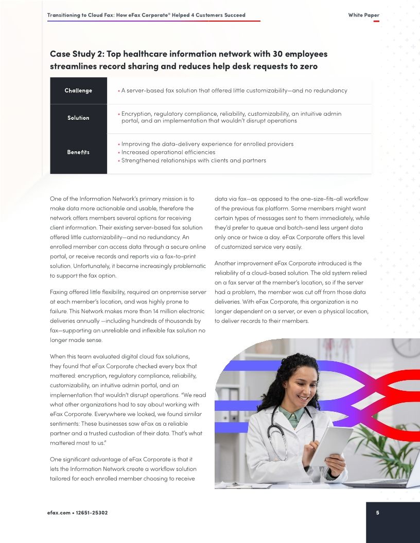 Transitioning to Cloud Fax: How eFax Helped 4 Customers Succeed