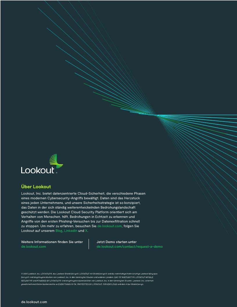 Lookout Mobile Endpoint Detection and Response (EDR): Sicherheitsteams erhalten bisher unentdeckte Einblicke in Sicherheitsbedrohungen