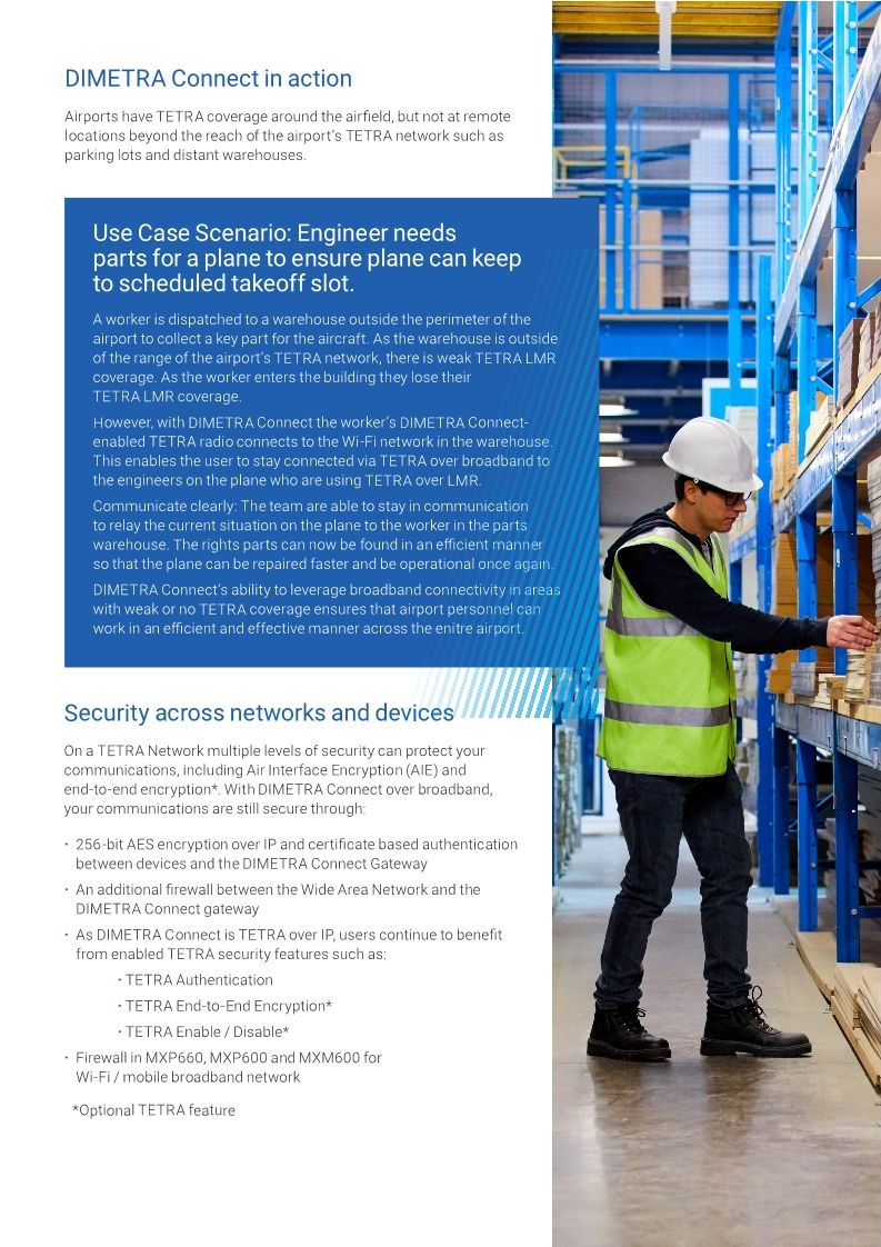 Dimetra Connect solution guide for Airports