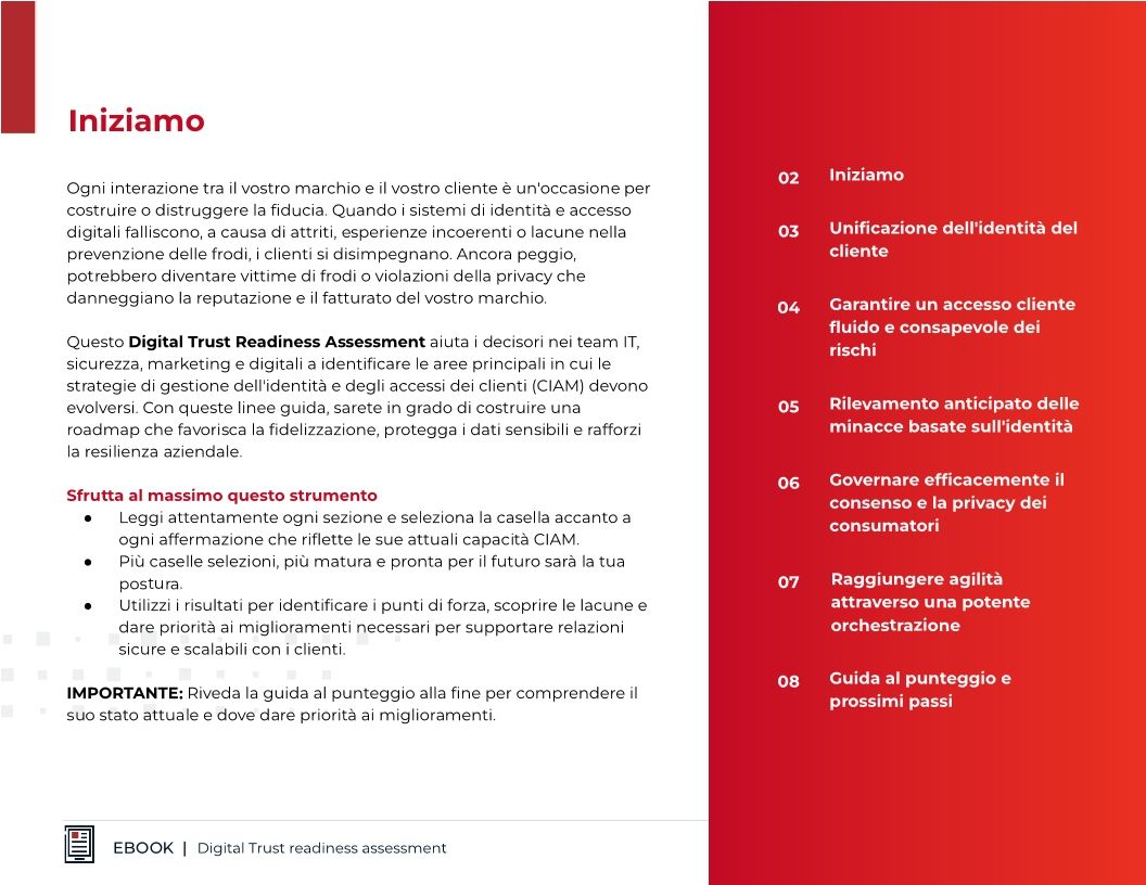 Digital Trust readiness assessment