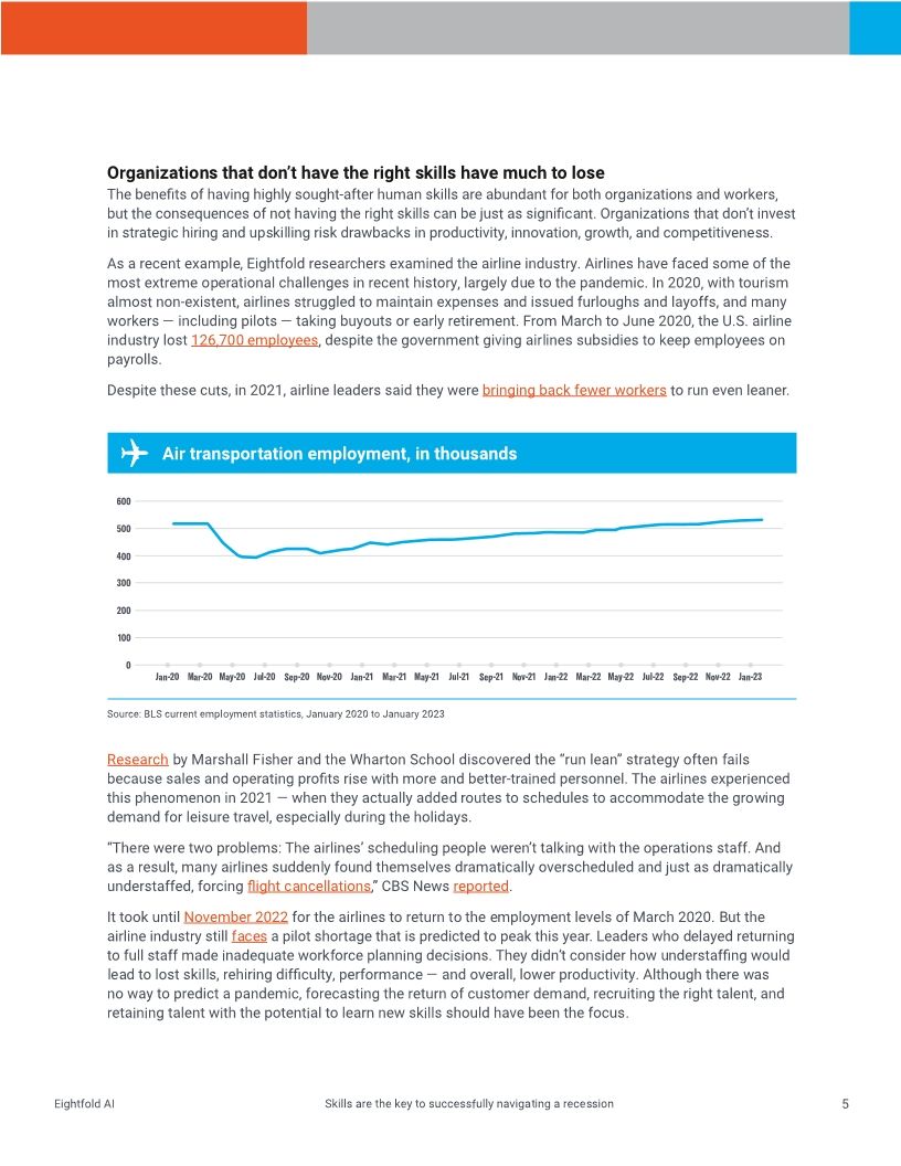 Skills are the key to successfully navigating a recession