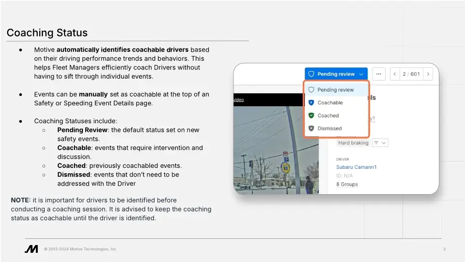 Coaching: Coaching Hub (Slide Deck)
