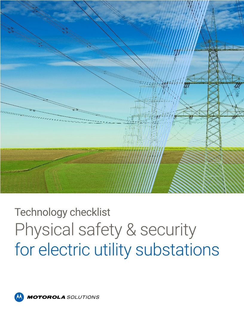 Utilities substation checklist