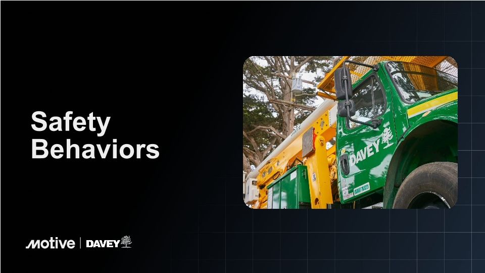 Safety: Safety Behaviors (Slide Deck)